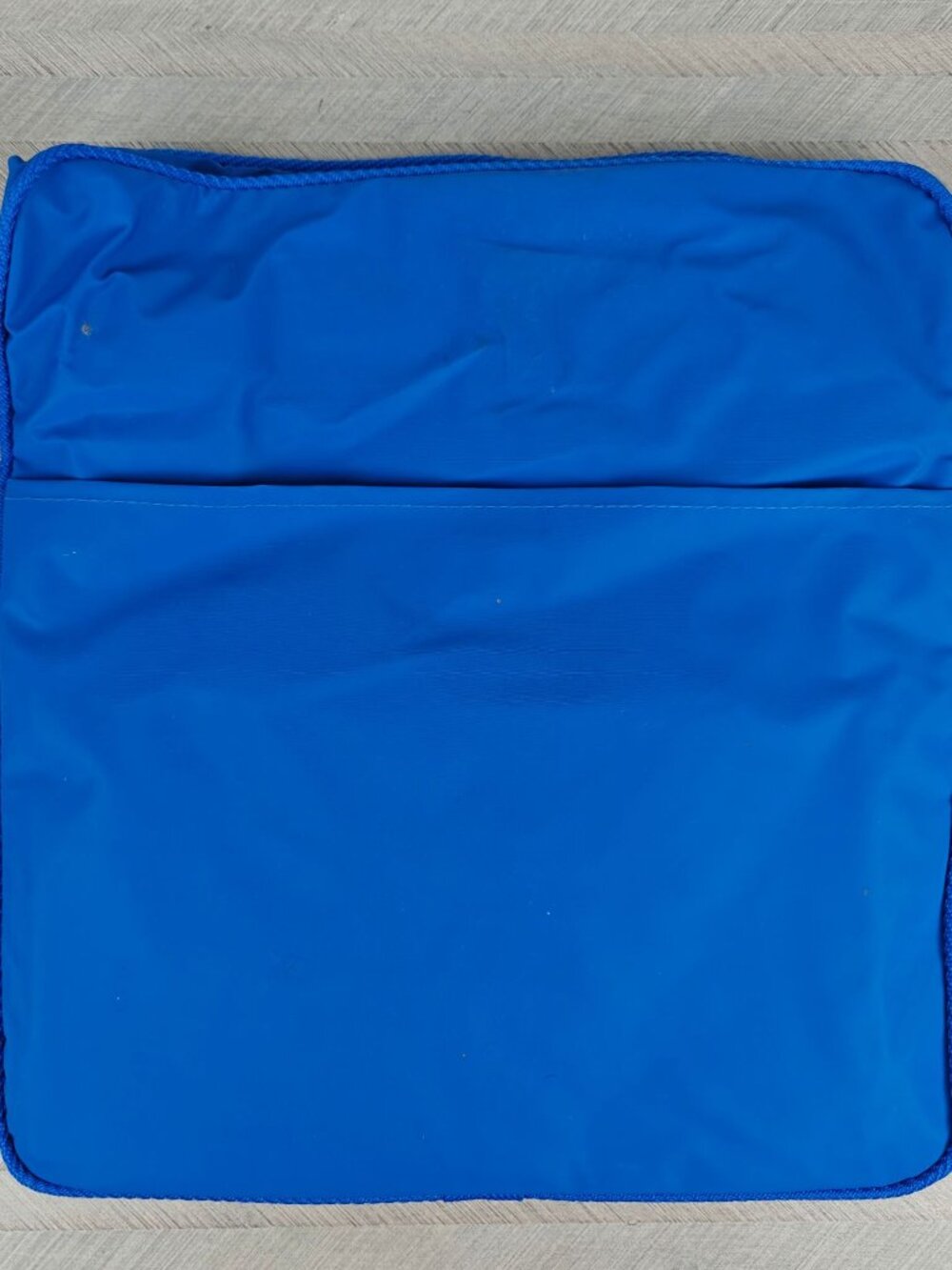 Vintage Trafalgar Shoulder Bag 80's Rainbow Blue Travel School Computer - Picture 4 of 10